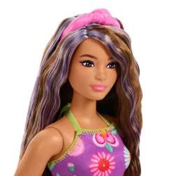barbie fashionista con traje de flores (mattel - jjn57)