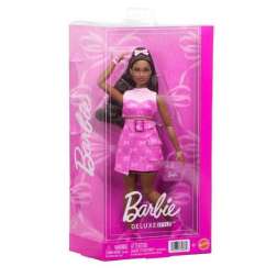 barbie deluxe muÑeca falda pantalon rosa brillante (mattel - jjn70)