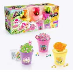 slime flowers slime flowers 3 pot (canal toys - ssc418)