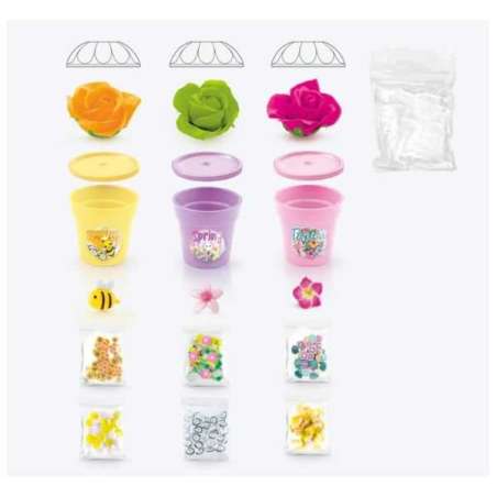 slime flowers slime flowers 3 pot (canal toys - ssc418)