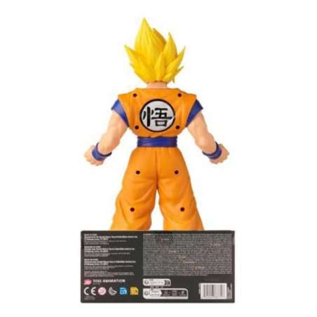 dragon ball mega figura super saiyan goku (bandai - 38771)