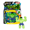 goo jit zu figura glow surge hulk (bandai - co42714) goo jit zu figura glow surge hulk (bandai - co42714)