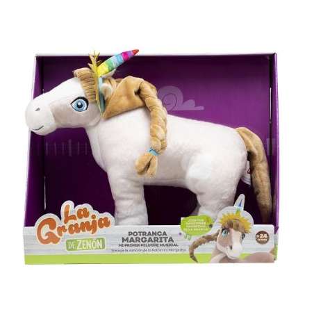 la granja de zenon peluche potranca margarita (bandai - ar80008)
