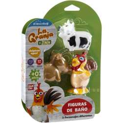 la granja de zenon figuras de baÑo pack de 3 (bandai - to84100)
