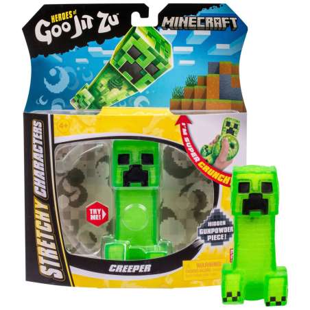 goo jit zu figura minecraft (bandai - co42765)