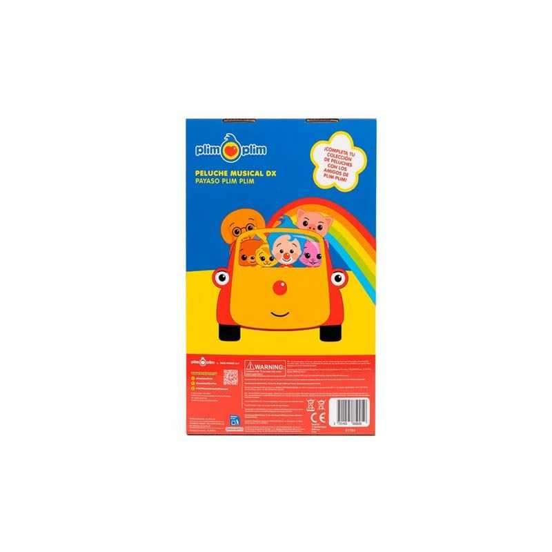 peluche musical dx payaso plim plim (bandai - pl85005) peluche musical dx payaso plim plim (bandai - pl85005)