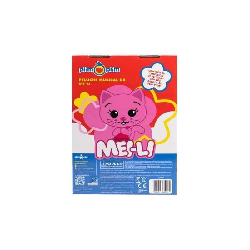peluche musical dx mei-li plim plim (bandai- pl85010)