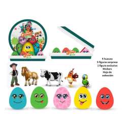 la granja de zenon maxi huevos sorpresa (bandai - to84000 )
