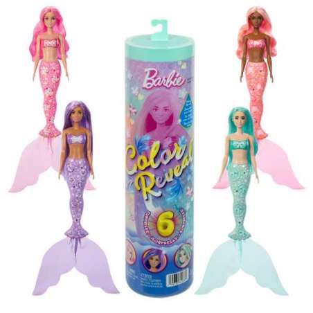 barbie color reveal sirenas (mattel - jmw61)