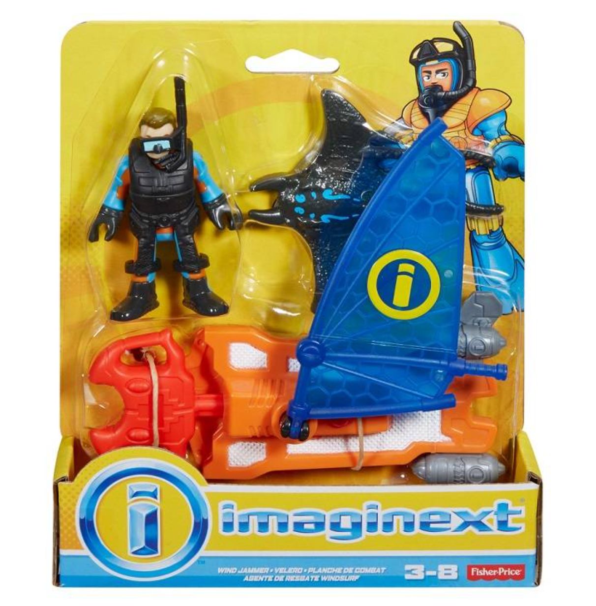 fisher imaginext heroes figuras oceano