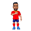 minix figura 12 cm espaÑa mikel merino (bandai - mn26180) minix figura 12 cm espaÑa mikel merino (bandai - mn26180)