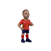 minix figura 12 cm espaÑa legends iniesta (bandai - mn25046) minix figura 12 cm espaÑa legends iniesta (bandai - mn25046)