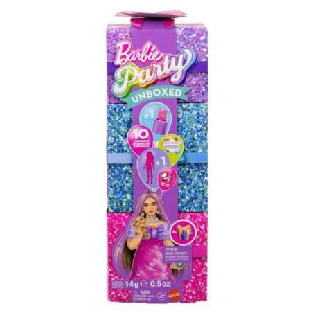 barbie party unbox castaÑa (mattel - jfy67)