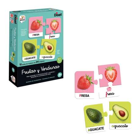aprendo frutas y verduras  (diset - 63797)