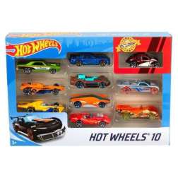 hot wheels pack de 10 vehículos modelos surtidos (mattel - 54886)