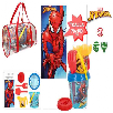 spiderman bolsa cubo 18cm+accesorios+toalla (color baby - 77892)