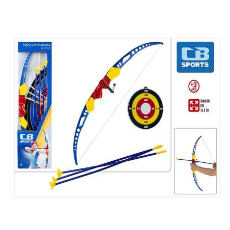 color baby sports set tiro c/ arco 70 cm (color baby - 42155)