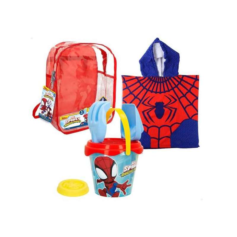 spidey mochila cubo d 14 cm+accesorios+poncho (color baby - 77893) spidey mochila cubo d 14 cm+accesorios+poncho (color baby - 77893)