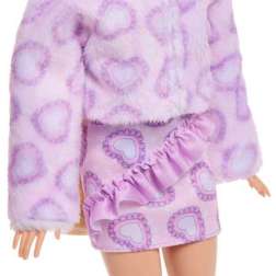 barbie cutie reveal lazos dulces gatito lila (mattel - jjp64)