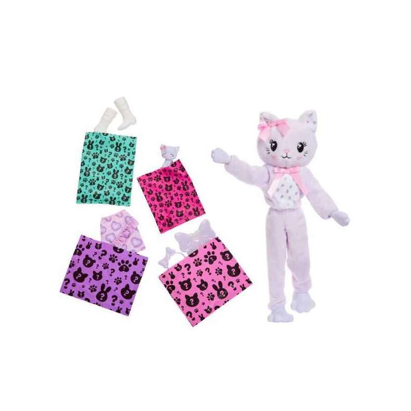 barbie cutie reveal lazos dulces gatito lila (mattel - jjp64) barbie cutie reveal lazos dulces gatito lila (mattel - jjp64)