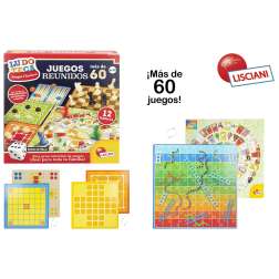 lisciani juegos reunidos mas de 60 (color baby - 47639)