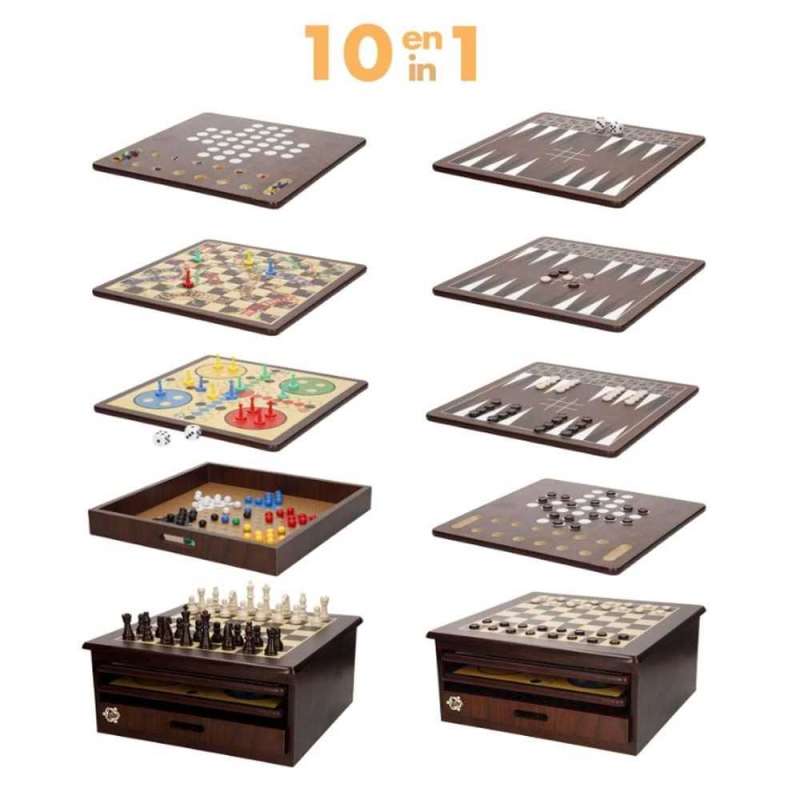 cb games 10 juegos en uno madera (color baby - 33074) cb games 10 juegos en uno madera (color baby - 33074)