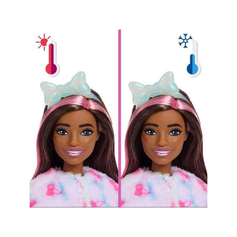 barbie cutie reveal lazos dulces conejito menta (mattel - jjp65)