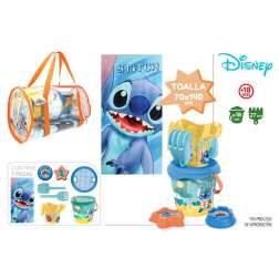 stitch bolsa cubo d 18cm+accesorios y toalla (color baby - 77894)
