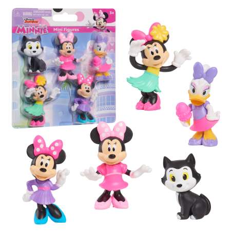 minnie pack 5 mini figuras (just play europe - 88044)
