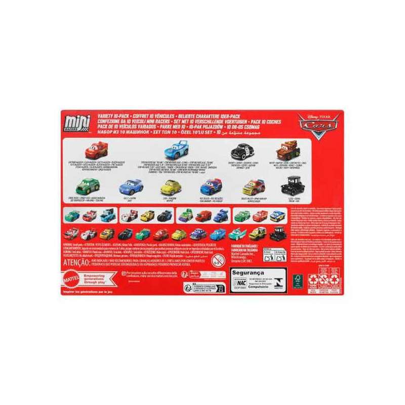 cars minis pack 10 coches surtidos (mattel - jbh06) cars minis pack 10 coches surtidos (mattel - jbh06)