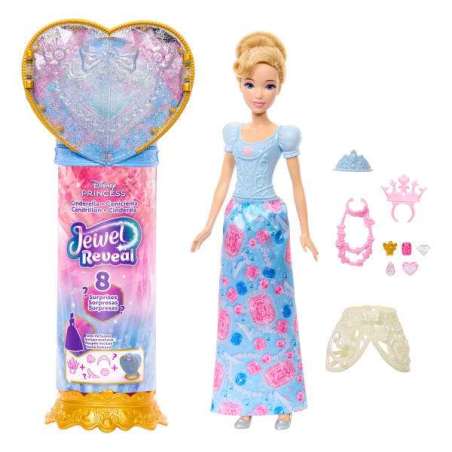 disney princess muÑeca cenicienta reveal (mattel - jhl50)