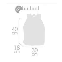 provenza mochila escolar (de cuevas toys - 10245)