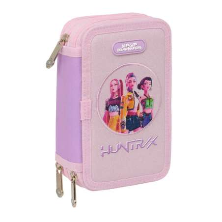 k-pop demon hunters iconic plumier 37 piezas (safta - 442667857)