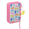 peppa pig plumier doble pequeÑo 29 piezas (safta - 412572854)