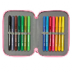 peppa pig plumier doble pequeÑo 29 piezas (safta - 412572854)