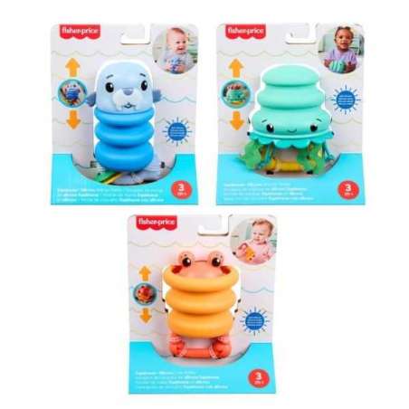 fisher-price sonajeros de silicona squishseas (mattel - jhb54)