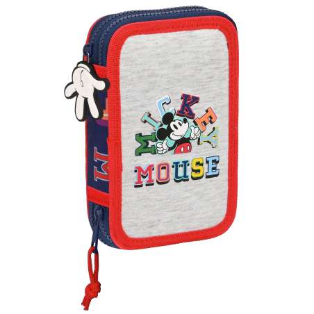 mickey only one plumier doble 28 piezas (safta 412314854).