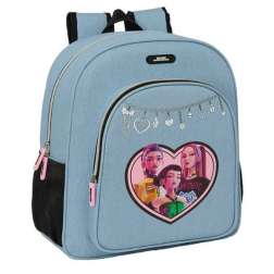 k-pop demon hunters huntr/x mochila junior adaptable carro (safta - 642651640)