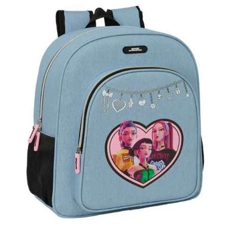k-pop demon hunters huntr/x mochila junior adaptable carro (safta - 642651640)