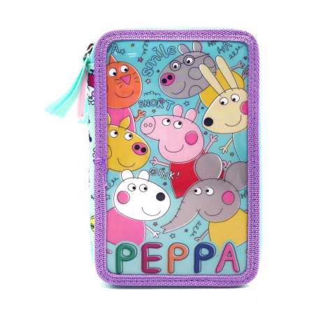 peppa pig plumier 3 pisos con material (cyp imports - ep16-03pg