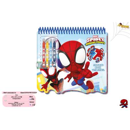 spidey libro para colorear (new import - 000508570)