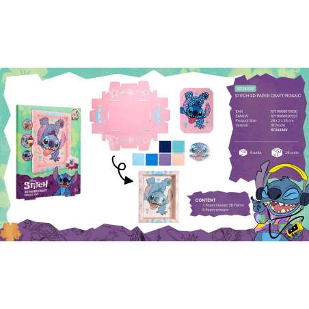 stitch mosaico craft 3d (st24334)