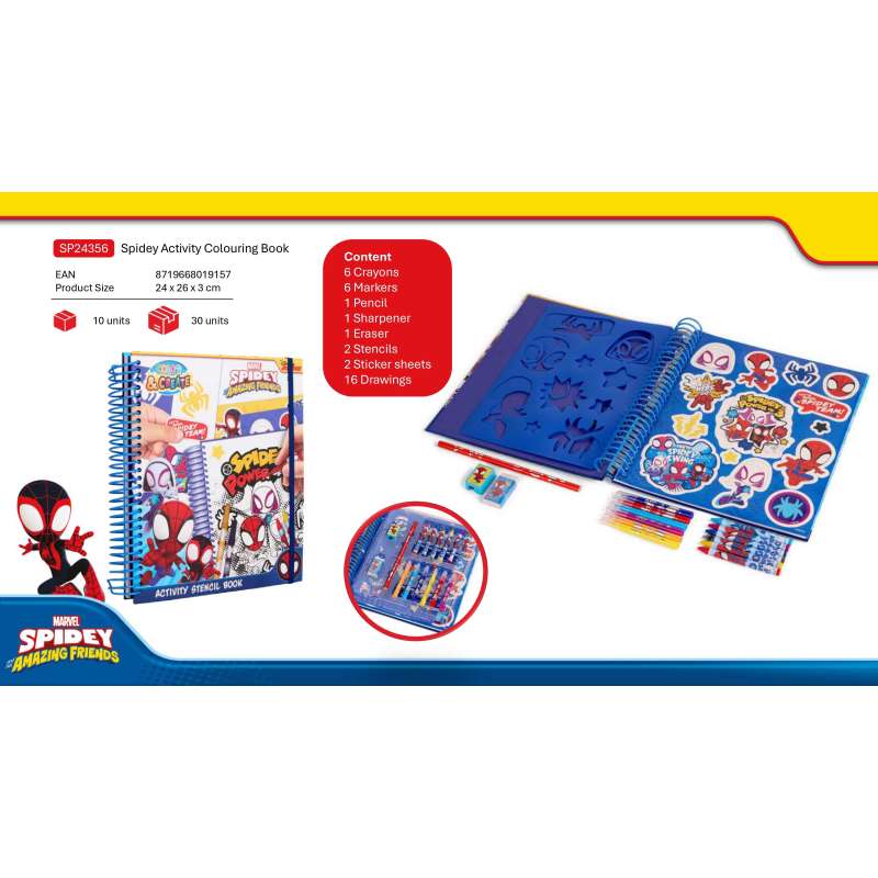 spidey libro dibujo actividades (sp24356) spidey libro dibujo actividades (sp24356)