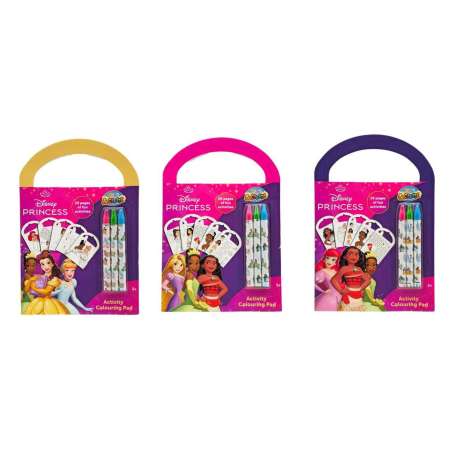 disney princess mini set de colorear y actividades (new import - dp252500)
