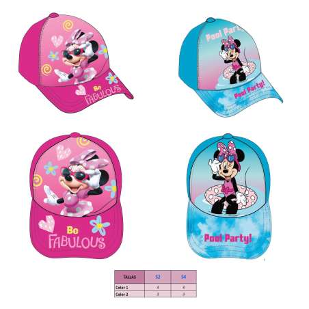 minnie gorra niÑa t-52-54 cm (new import - nw1652)