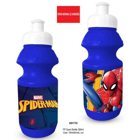 spiderman botella deportiva 18x6x6 cm (new import - nw1735)