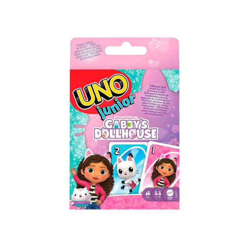 mattel games uno junior gabbys dollhouse ( mattel - jlh17)