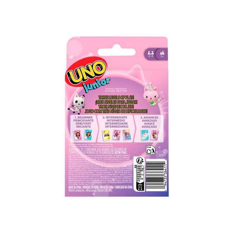 mattel games uno junior gabbys dollhouse ( mattel - jlh17)
