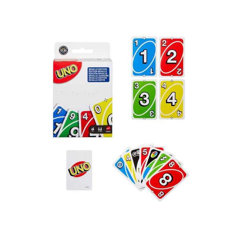 mattel games uno braile (mattel - jmk87) mattel games uno braile (mattel - jmk87)