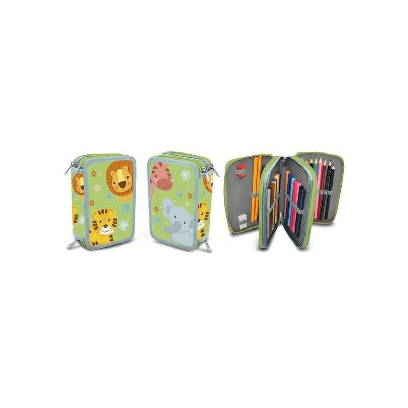 in to the estuche 3 cremalleras ( kids licensing - kl11375 )